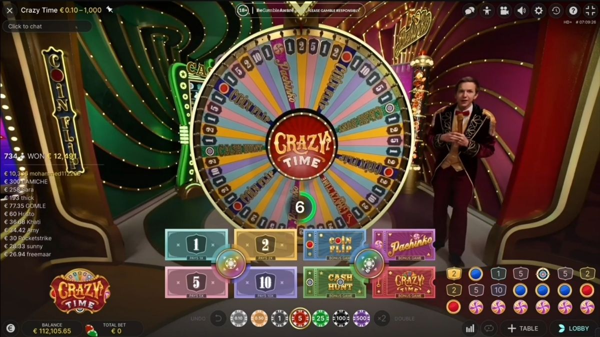 Crazy Time - Gameplay 1 - mb8live
