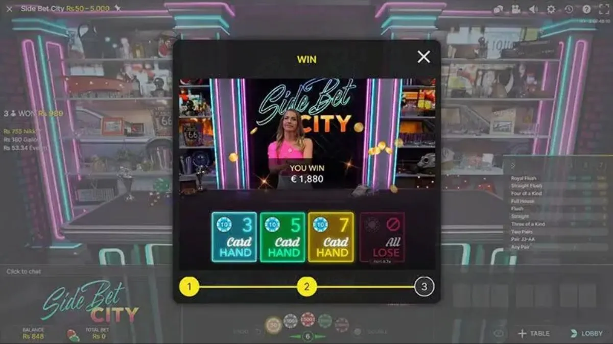 Side Bet City- Game 2 - mb8live