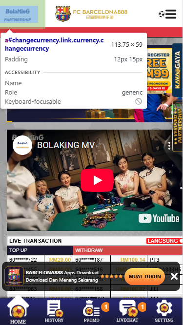 Barcelona888 - Homepage - mb8live