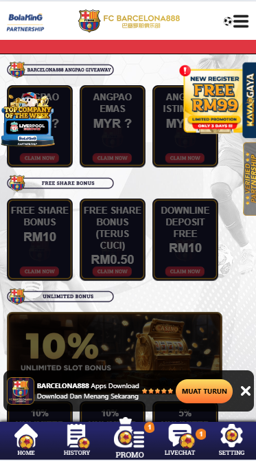 Barcelona888 - Promotion - mb8live