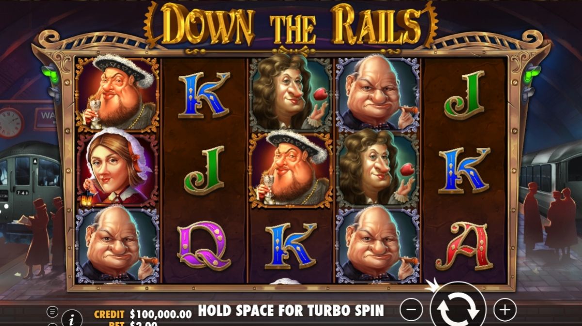 Down the Rails Slot - Interface - mb8live