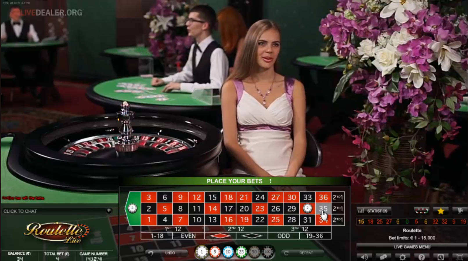 Roulette - Gameplay 1 - mb8live