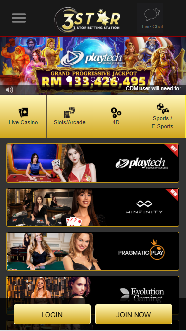 3Star88 - Homepage - mb8live