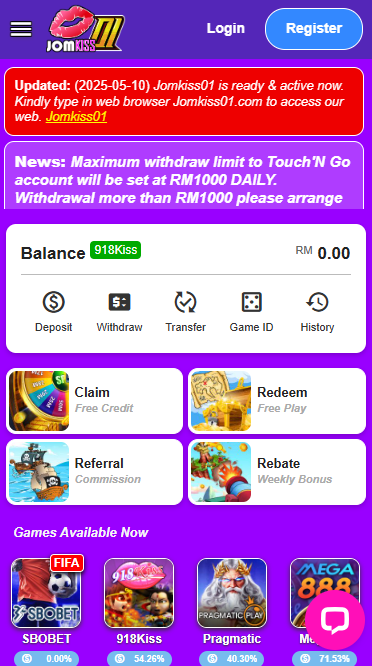 Jomkiss - Homepage - mb8live