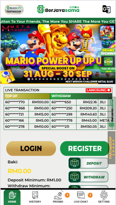 Berjayasama - Homepage - mb8live