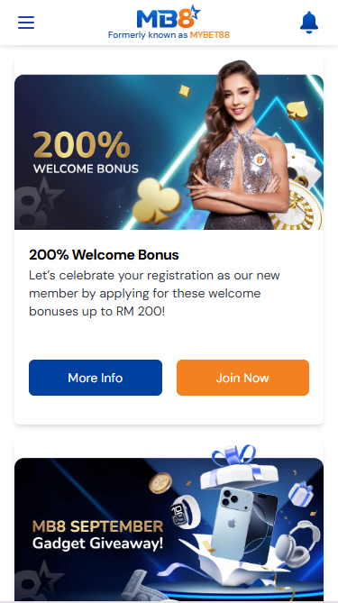 MYBET88 - Promotion - mb8live